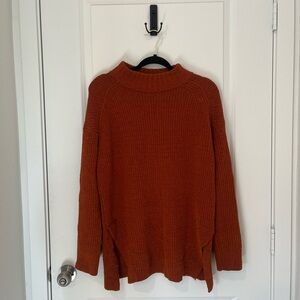 A New Day Orange Turtleneck Sweater
